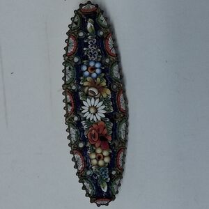 Antique Italian Mosaic Brooch.